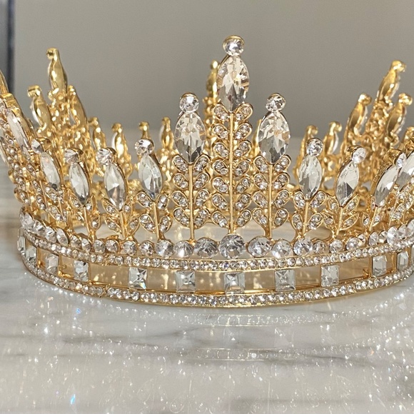 Golden Bedazzled Crown